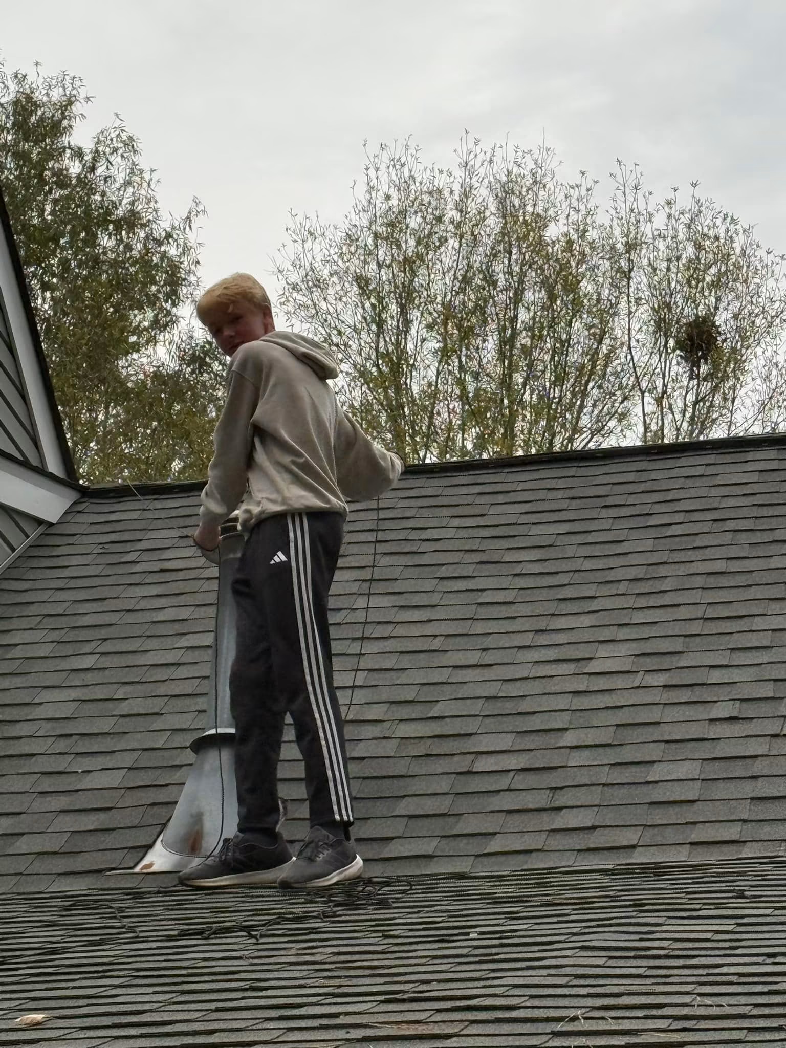Installing lights on the roof